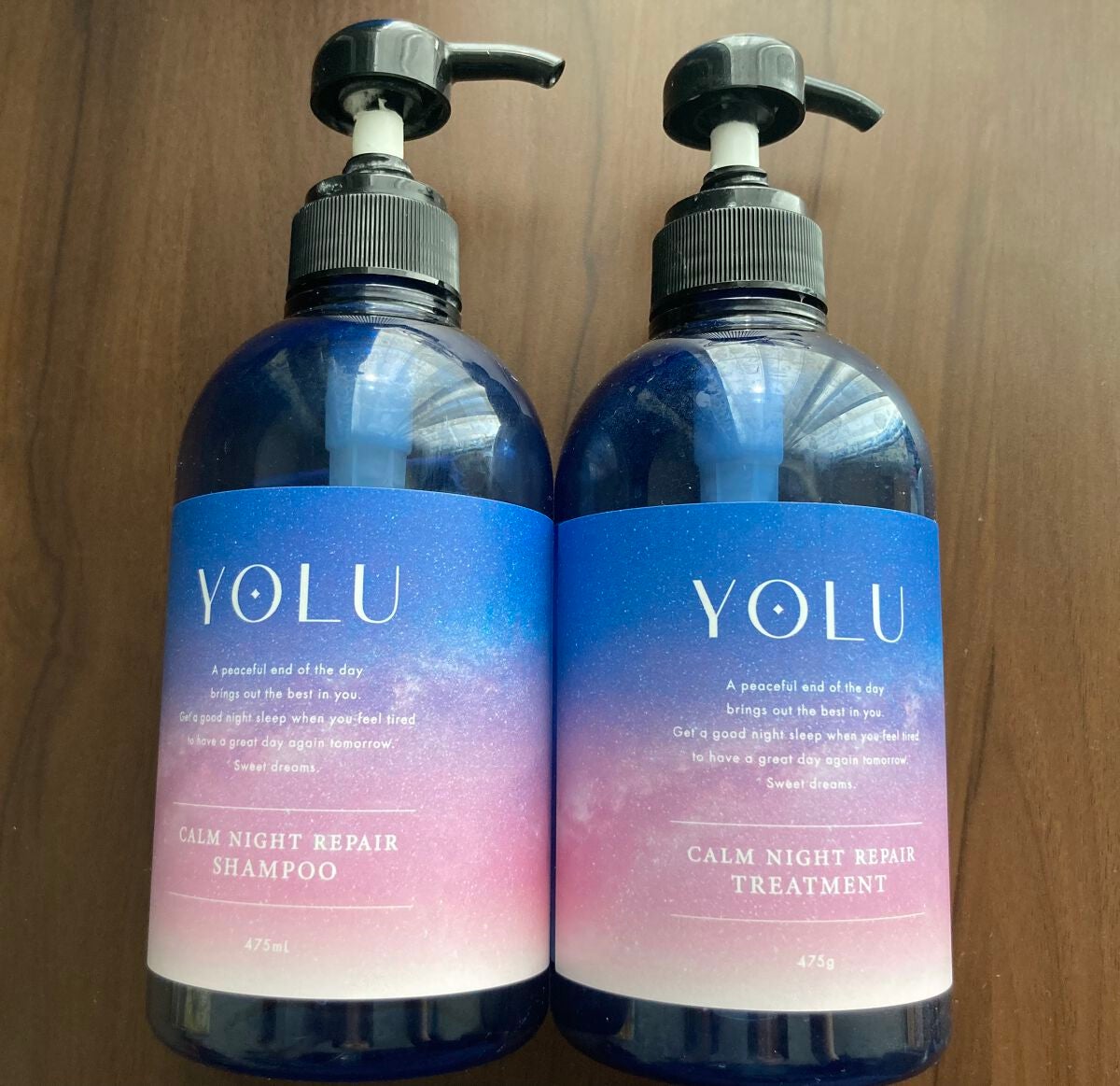 カームナイトリペアシャンプー/トリートメント/YOLU/市販シャンプーを使ったクチコミ(1枚目)