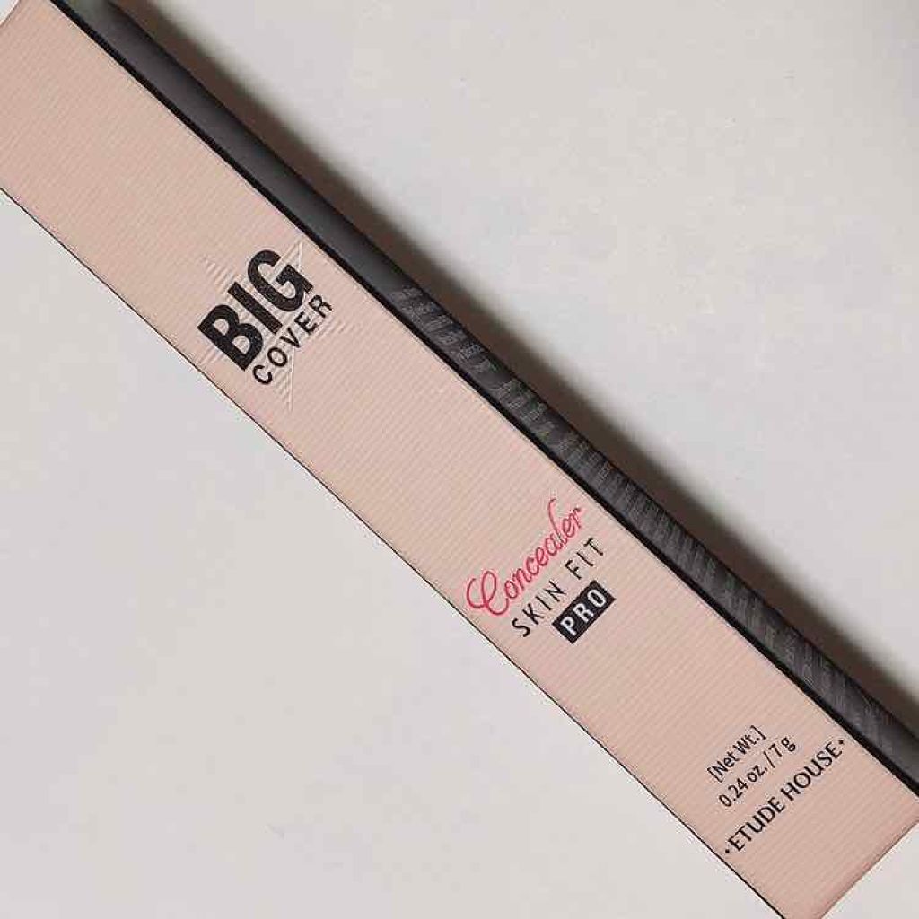 ビッグカバーフィットコンシーラー/ETUDE/リキッドコンシーラーを使ったクチコミ(2枚目)