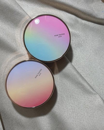 ピンクティーツリーカバークッション/APLIN/クッションファンデーションを使ったクチコミ(5枚目)