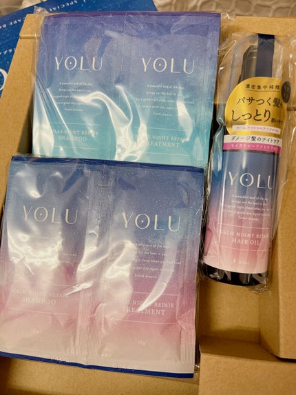 カームナイトリペアシャンプー/トリートメント/YOLU/市販シャンプーを使ったクチコミ(2枚目)
