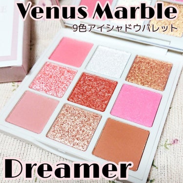 VenusMarble 9色アイシャドウパレット/Venus Marble/パウダーアイシャドウを使ったクチコミ（1枚目）