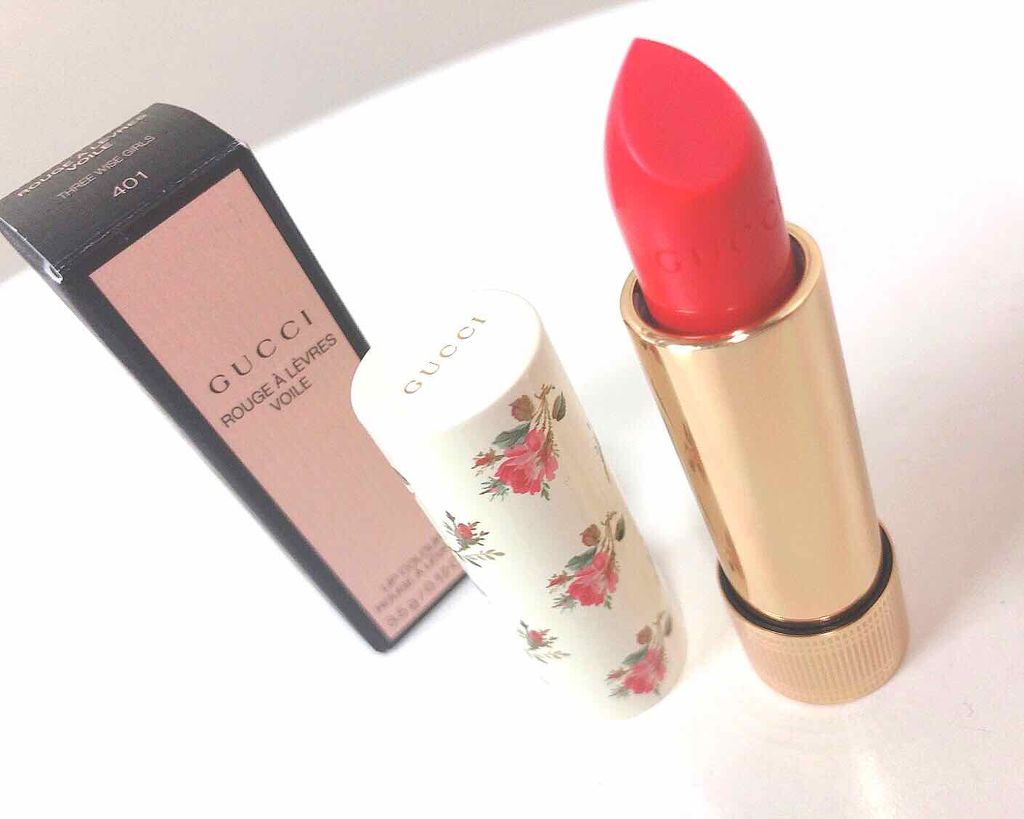 グッチ ルージュ ア レーヴル ヴォワル/GUCCI beauty/口紅を使ったクチコミ（1枚目）