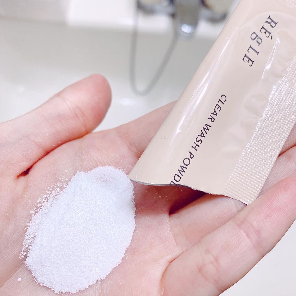 クリアウォッシュパウダー〈酵素洗顔パウダー〉/REgLE/洗顔パウダーを使ったクチコミ(2枚目)