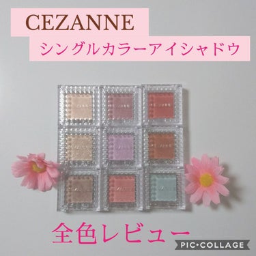 シングルカラーアイシャドウ/CEZANNE/シングルアイシャドウを使ったクチコミ（1枚目）