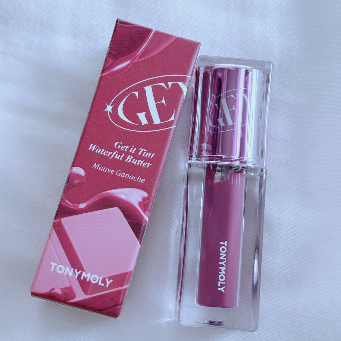 ゲットイットティント ウォーターフルバター/TONYMOLY/リップティントを使ったクチコミ(2枚目)