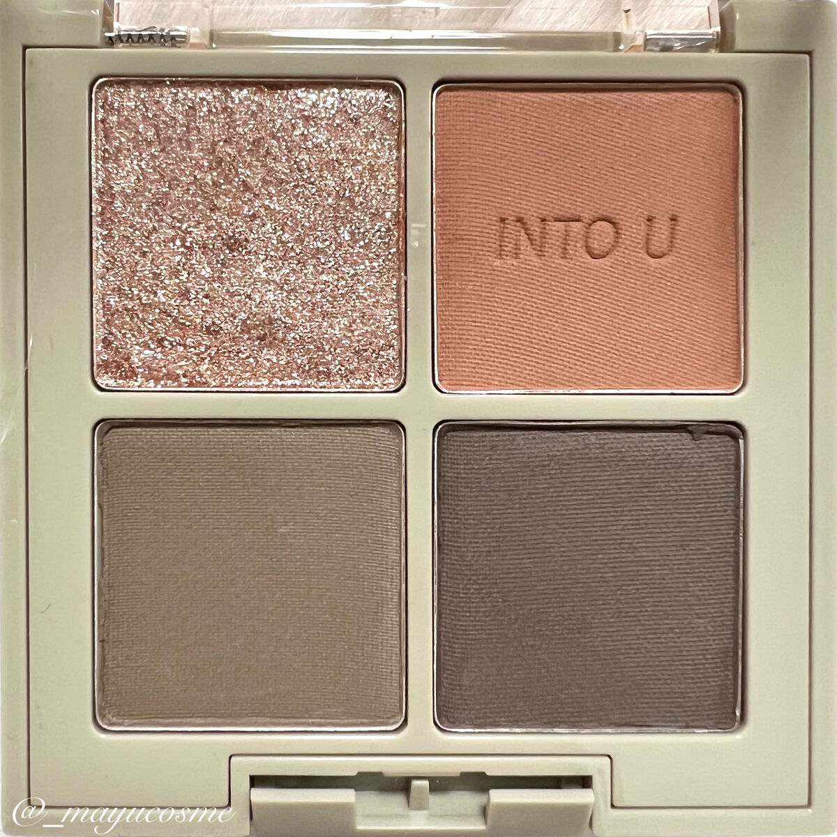 テイスティングライフアイシャドウパレット OL01/INTO U/アイシャドウパレットを使ったクチコミ（2枚目）