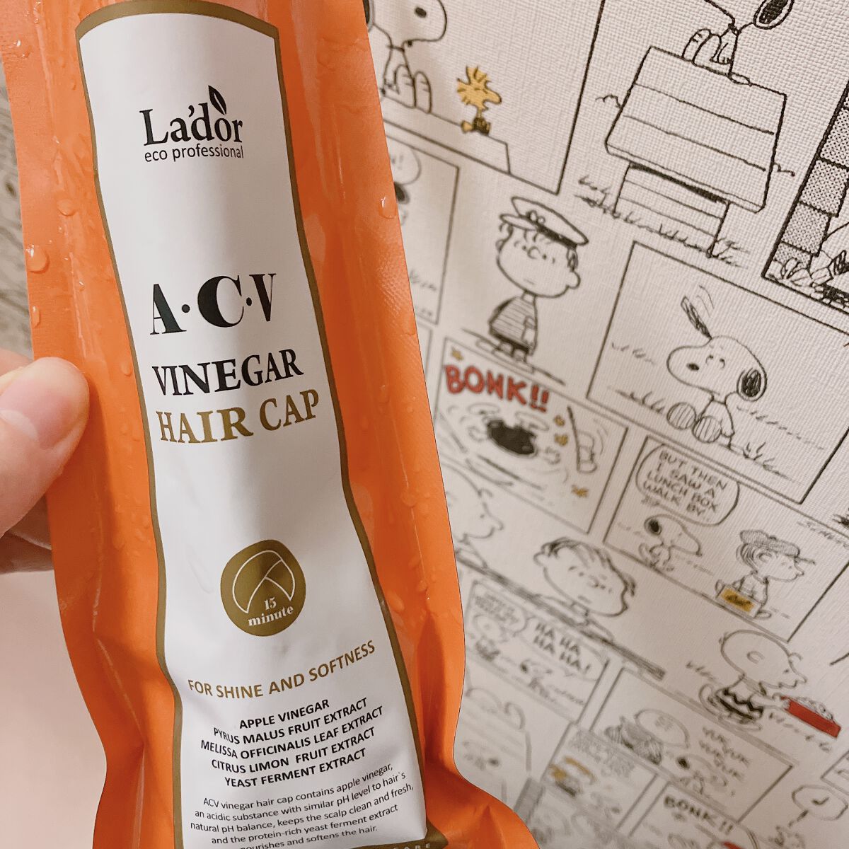 ACV VINEGAR HAIR CAP /La'dor/アウトバストリートメントを使ったクチコミ（1枚目）