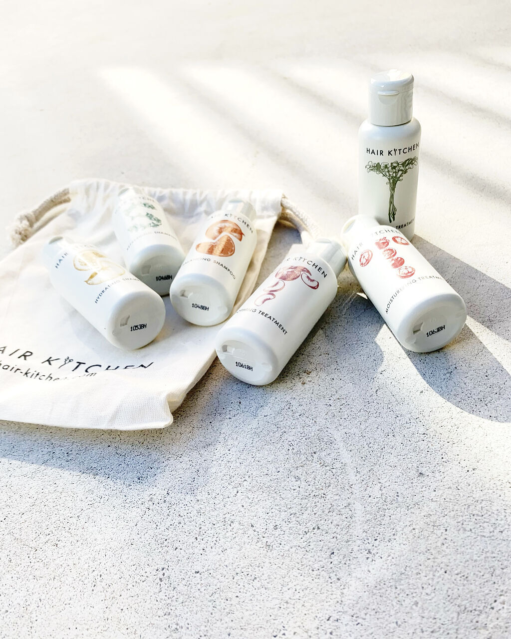 hairkitchen ホームケア ミニボトルセット/HAIR KITCHEN/サロンシャンプーを使ったクチコミ（3枚目）