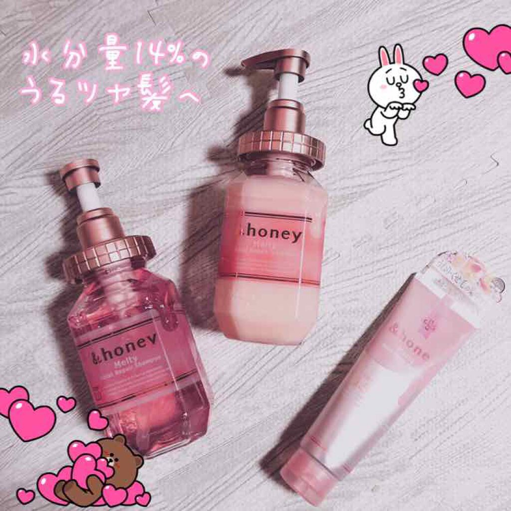 &honey Melty モイストリペア シャンプー1.0／モイストリペア ヘアトリートメント2.0/&honey/市販シャンプーを使ったクチコミ（1枚目）