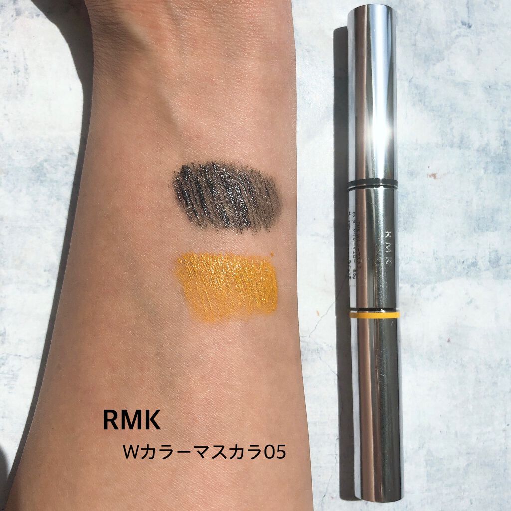 Wカラーマスカラ/RMK/マスカラを使ったクチコミ（1枚目）
