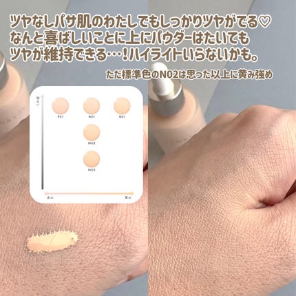 ルナソル カラーオイル セラム/LUNASOL/リキッドファンデーションを使ったクチコミ(4枚目)