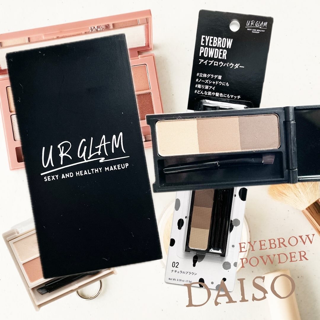 ت.•*¨*•.¸¸♬ⓚⓤⓜⓘⓚⓞ on LIPS 「ダイソー購入品𓂃🌿𓈒𓏸EYEBROWPOWDERアイブロウパウ..」(1枚目)