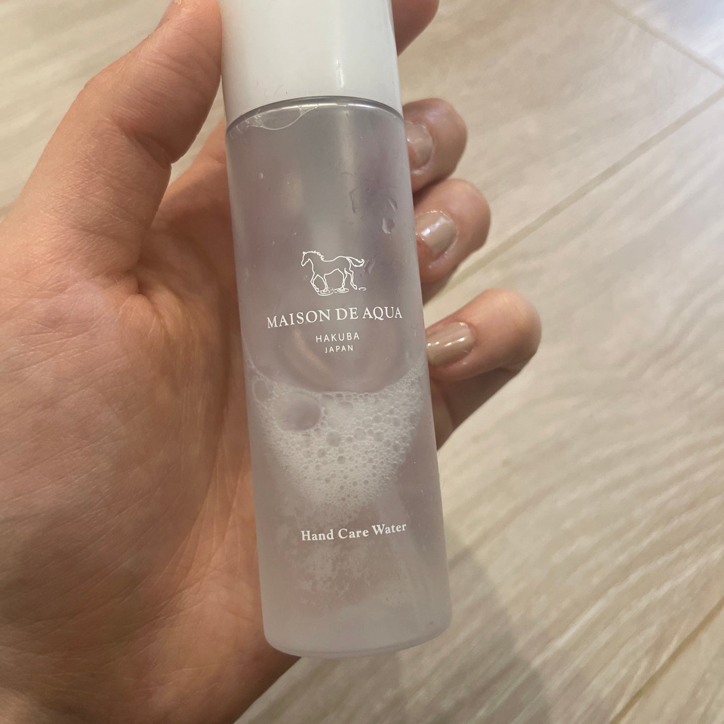 Hand Care Water/MAISON DE AQUA/ハンドクリームを使ったクチコミ(1枚目)