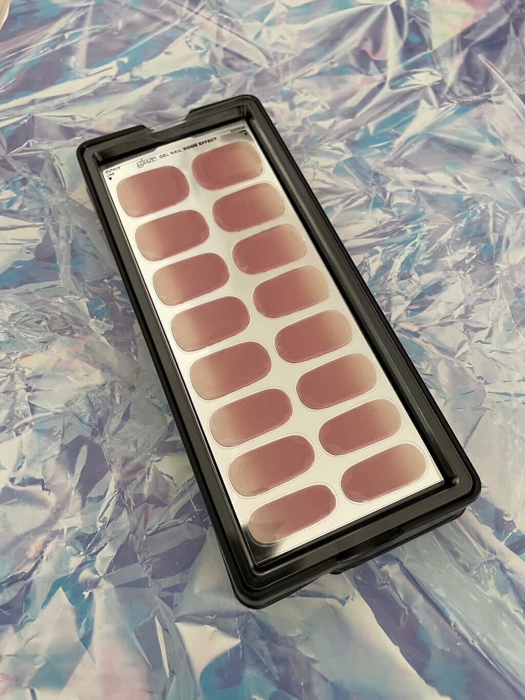 GLAZE グレーズ 半硬化タイプジェルネイルシール Rose Pop/DASHINGDIVA MAGICPRESS/ネイルシールを使ったクチコミ（3枚目）