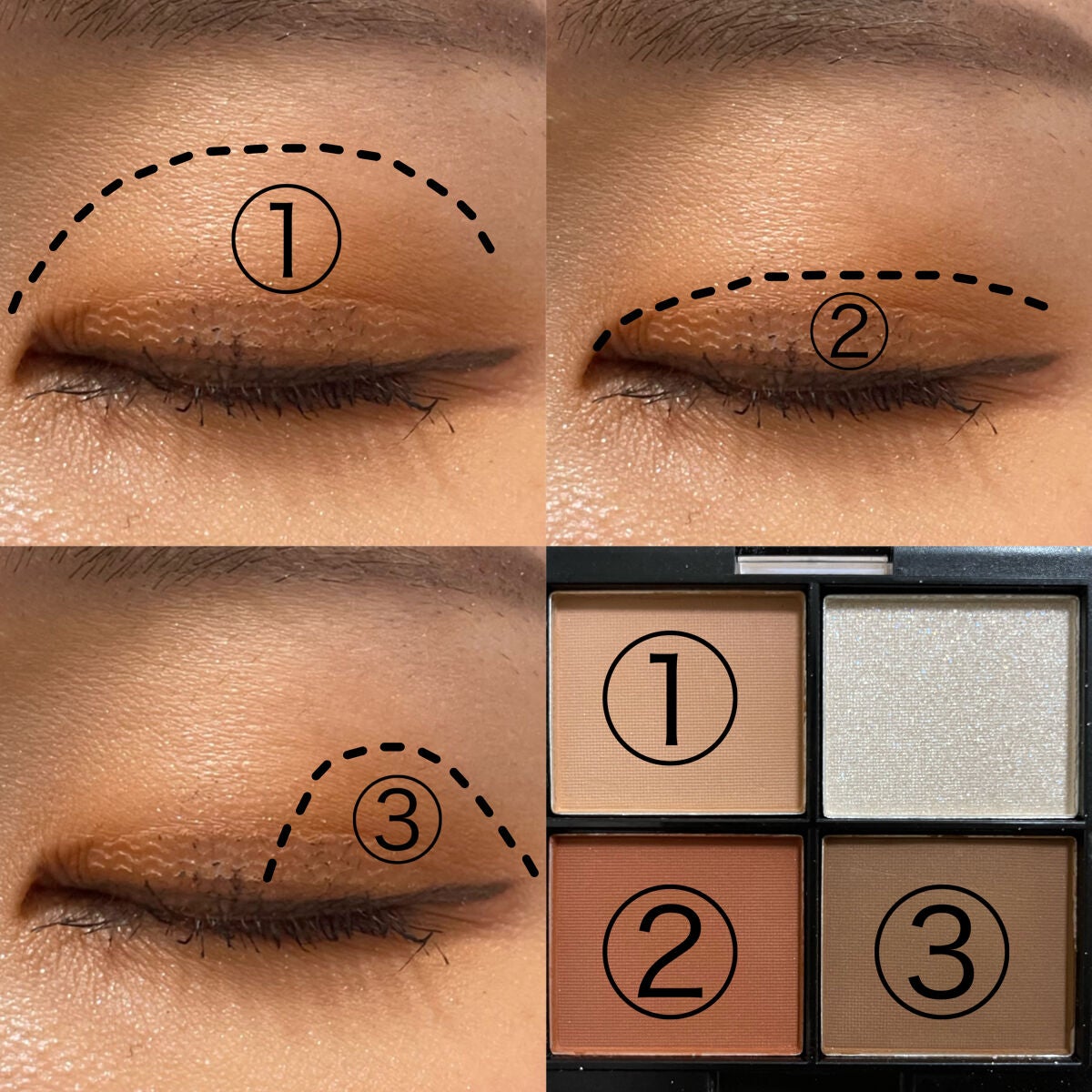 MFL アイシャドウ/moitiful/アイシャドウパレットを使ったクチコミ(3枚目)