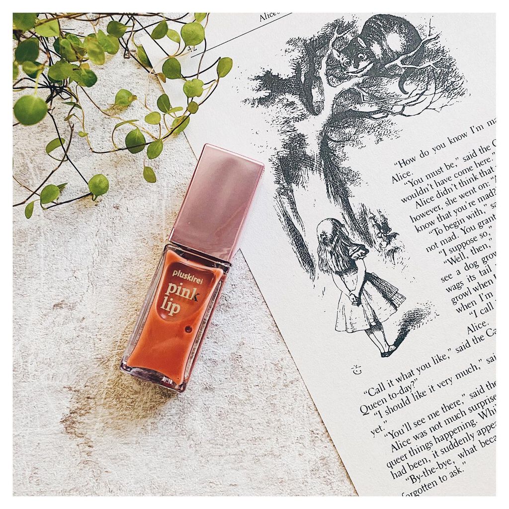 pinklip ＃４コーラル/プラスキレイ/リップオイルを使ったクチコミ（1枚目）