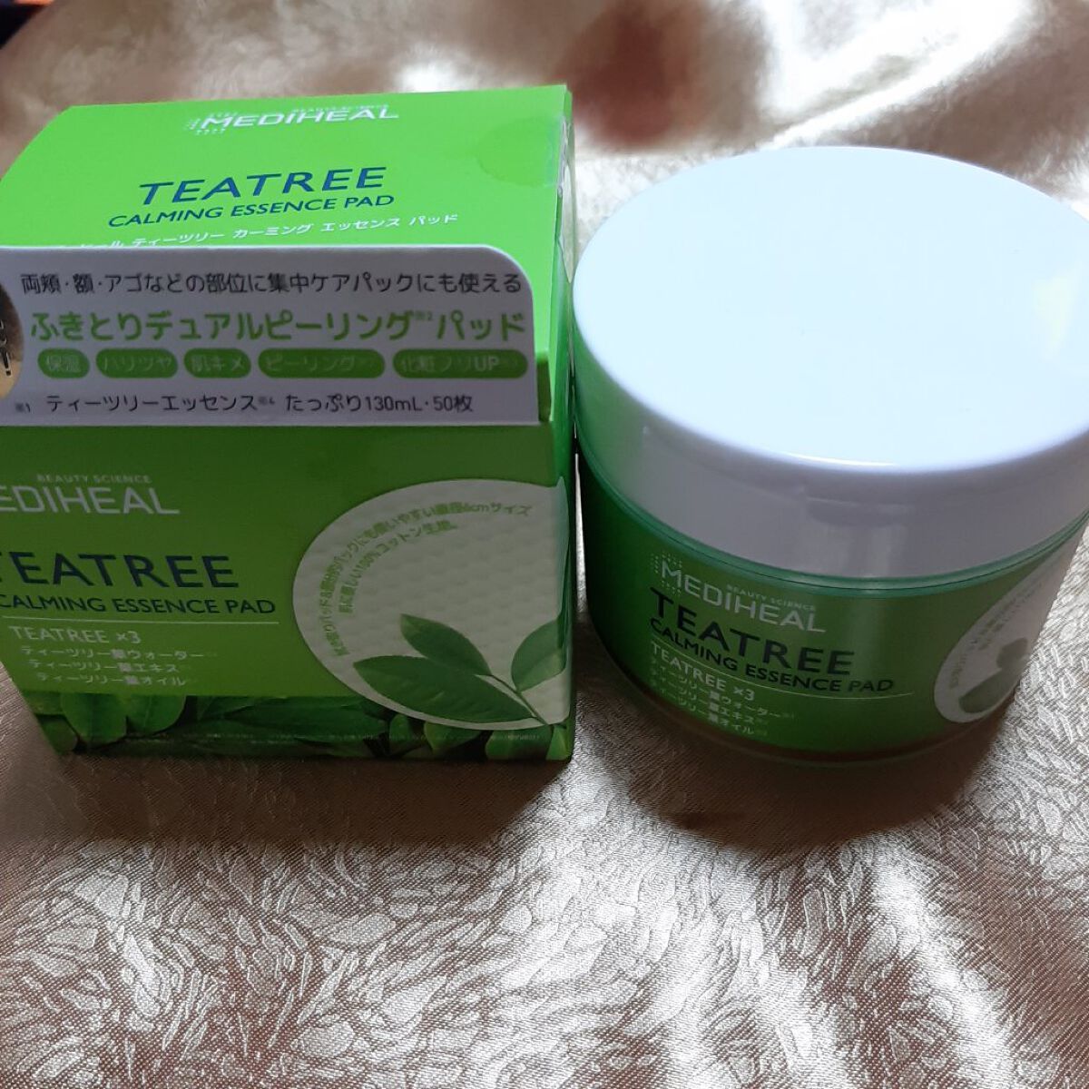 ティーツリーカーミングエッセンスパッド/MEDIHEAL/トナーパッドを使ったクチコミ（2枚目）