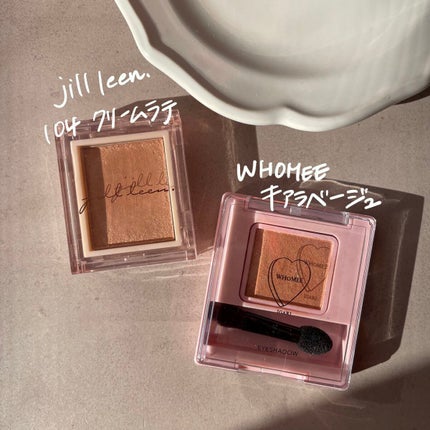 jill leen. シングルムースアイシャドウ 104 クリームラテ/jill leen./単色アイシャドウを使ったクチコミ(2枚目)