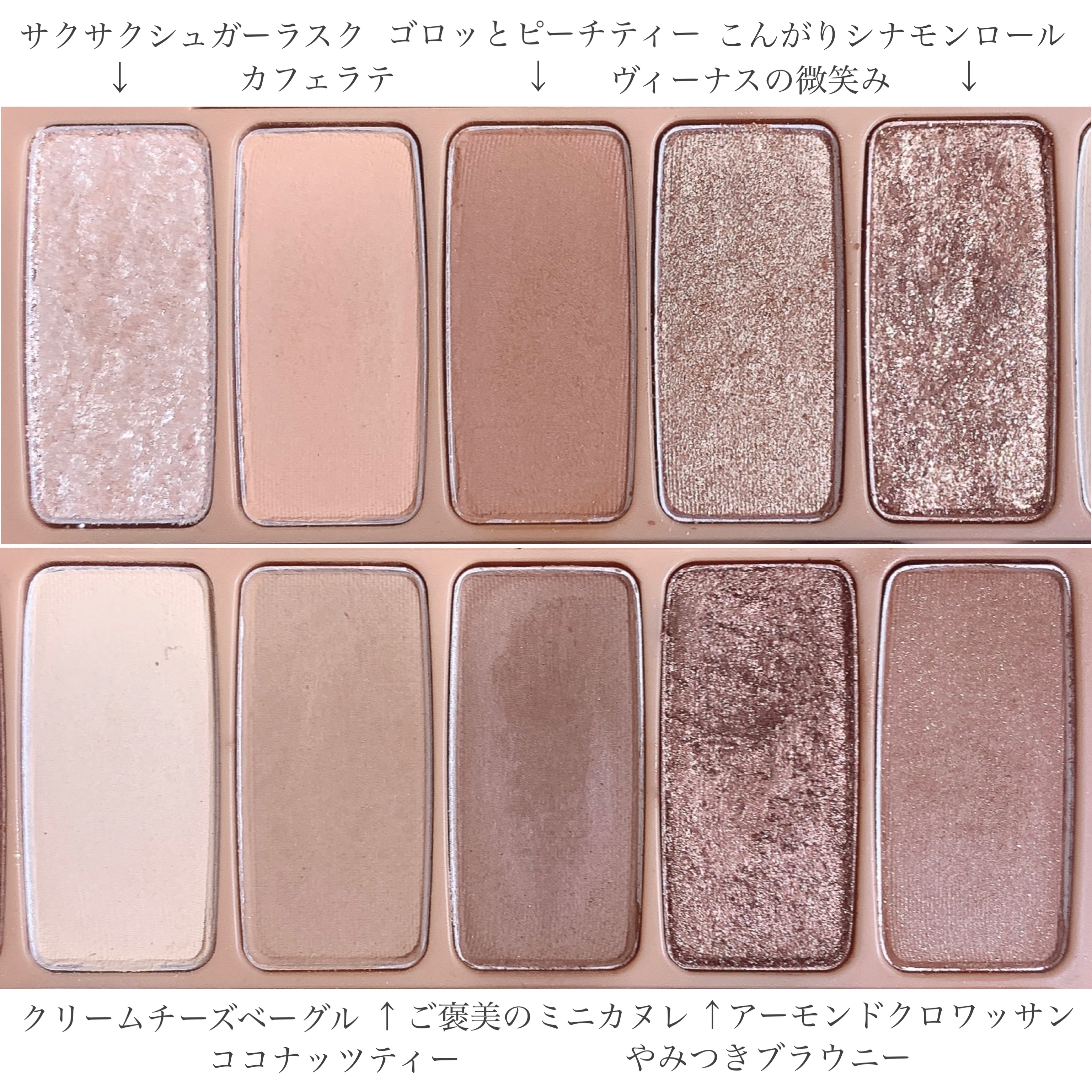 プレイカラー アイシャドウ/ETUDE/アイシャドウパレットを使ったクチコミ（3枚目）