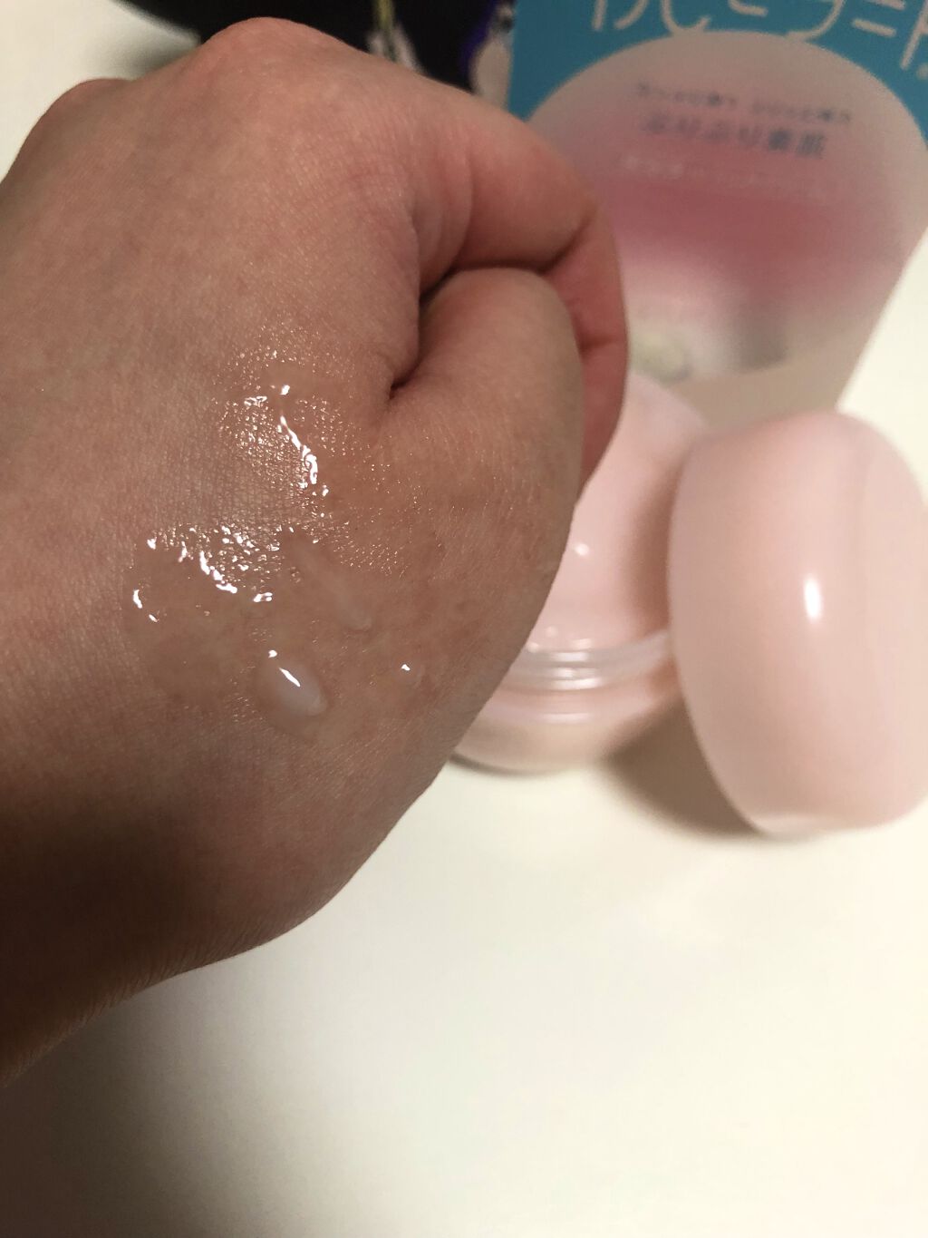 潤いジェルクリーム/ももぷり/オールインワン化粧品を使ったクチコミ（3枚目）