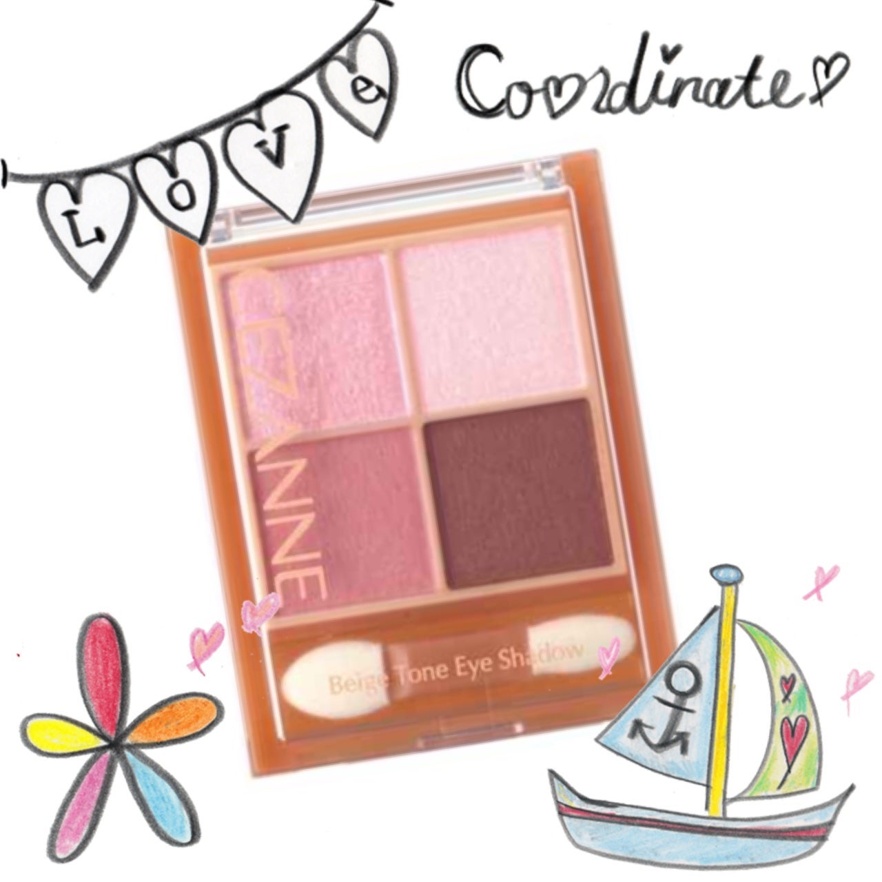 ベージュトーンアイシャドウ/CEZANNE/アイシャドウパレットを使ったクチコミ(1枚目)