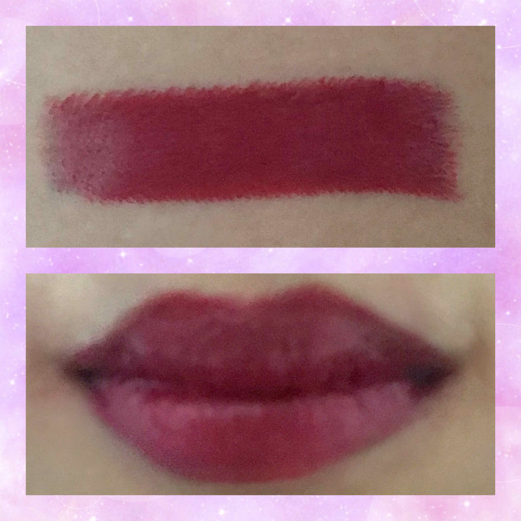 ラスティング リップカラーN 406 レッド系/CEZANNE/口紅を使ったクチコミ（3枚目）