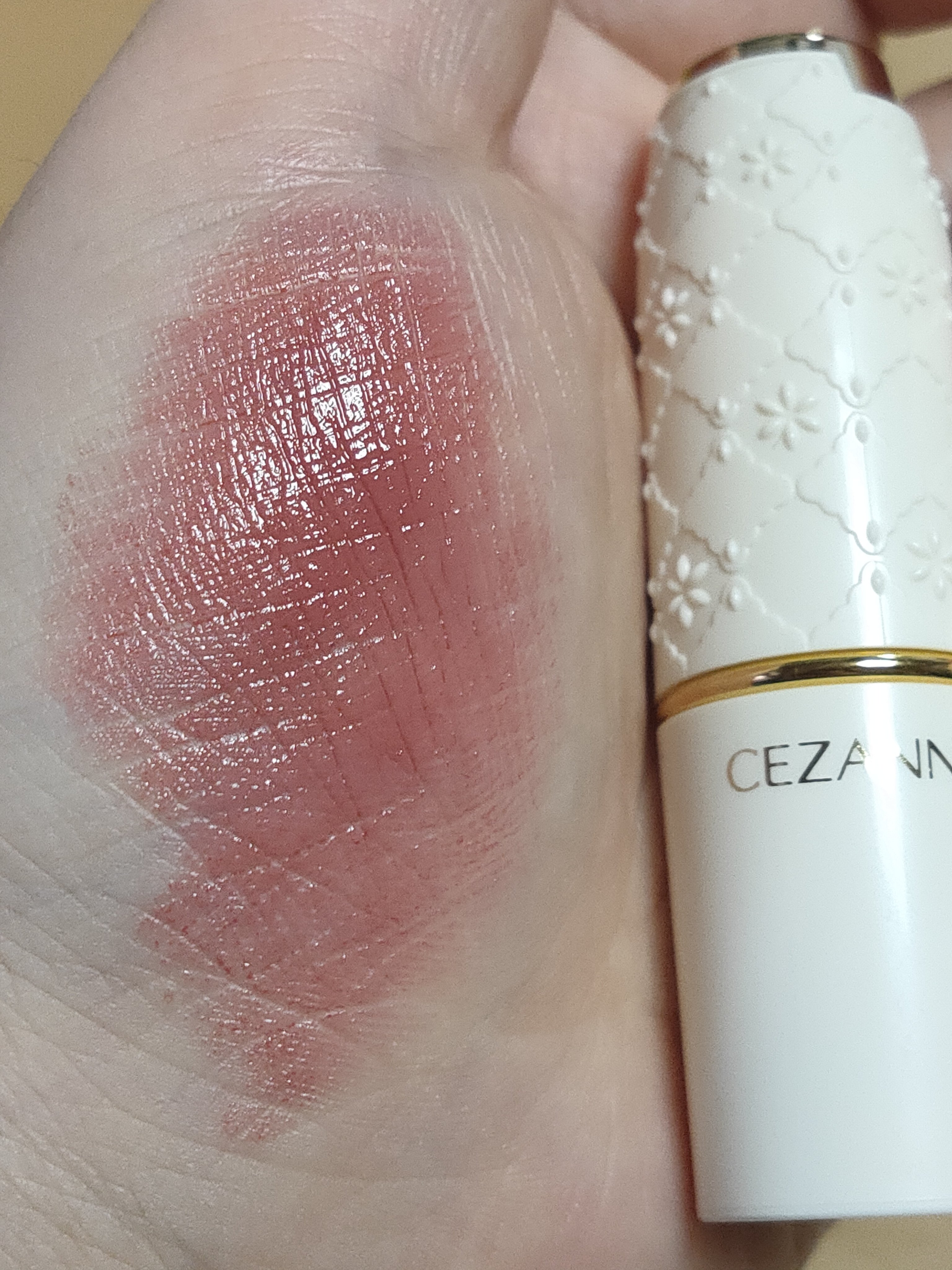 ラスティング リップカラーN 102 ブラウン系/CEZANNE/口紅を使ったクチコミ（3枚目）