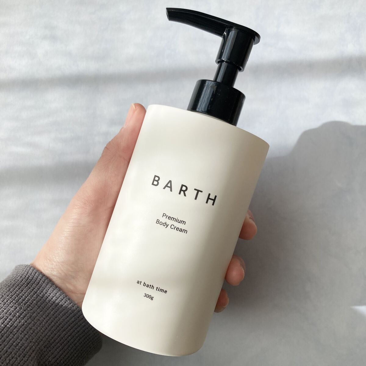 プレミアムボディクリーム at bath time/BARTH/ボディクリームを使ったクチコミ（1枚目）