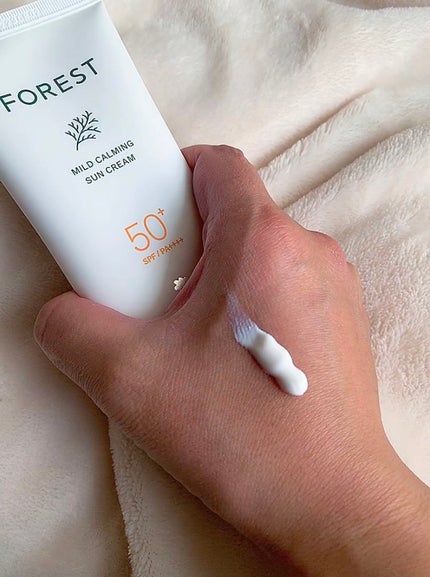 フォレスト マイルドカーミングサンクリーム/FoRest by Greenfinger/日焼け止めクリームを使ったクチコミ(3枚目)