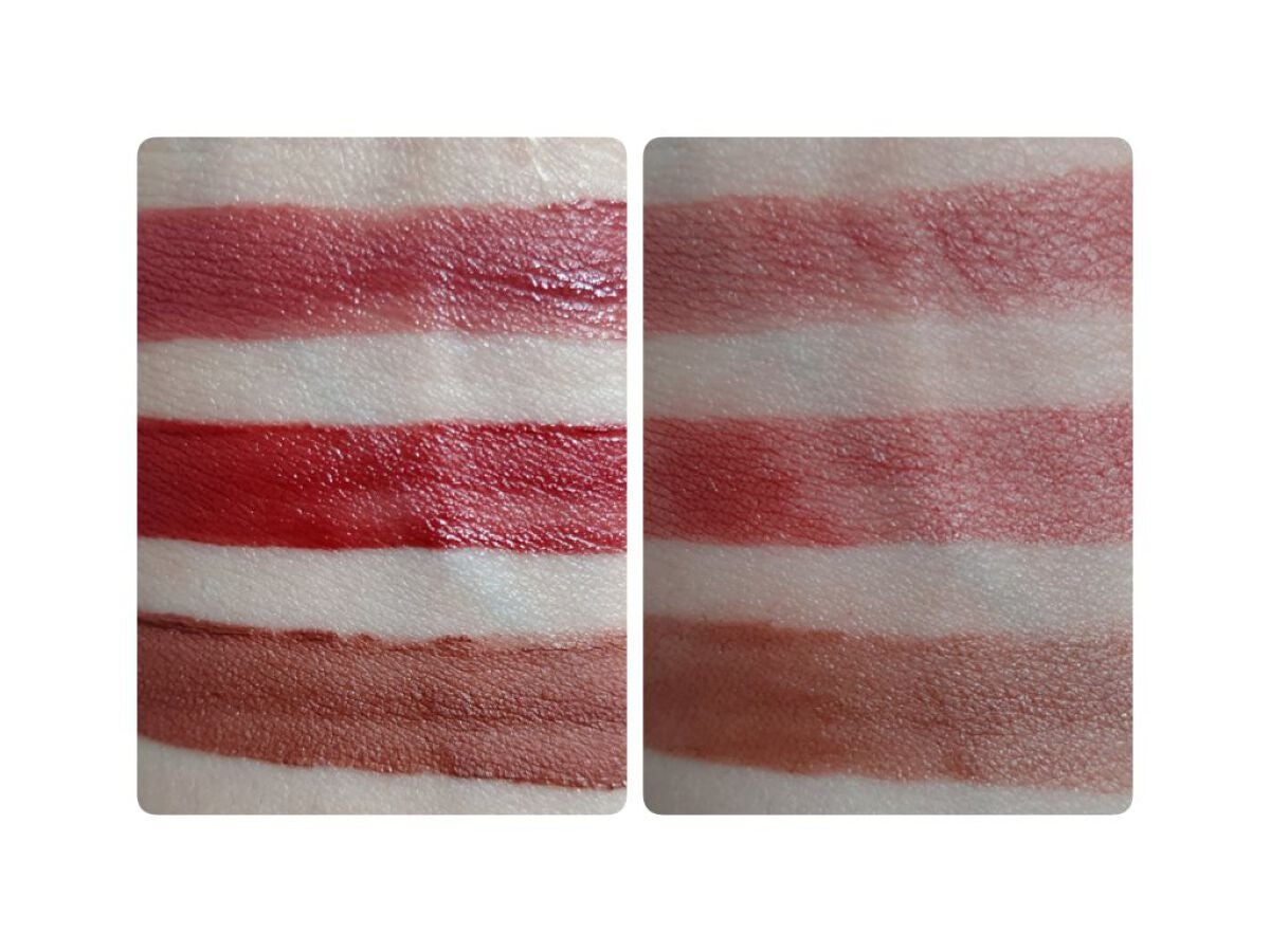 琥珀セミマットリップ/Joocyee/口紅を使ったクチコミ(2枚目)