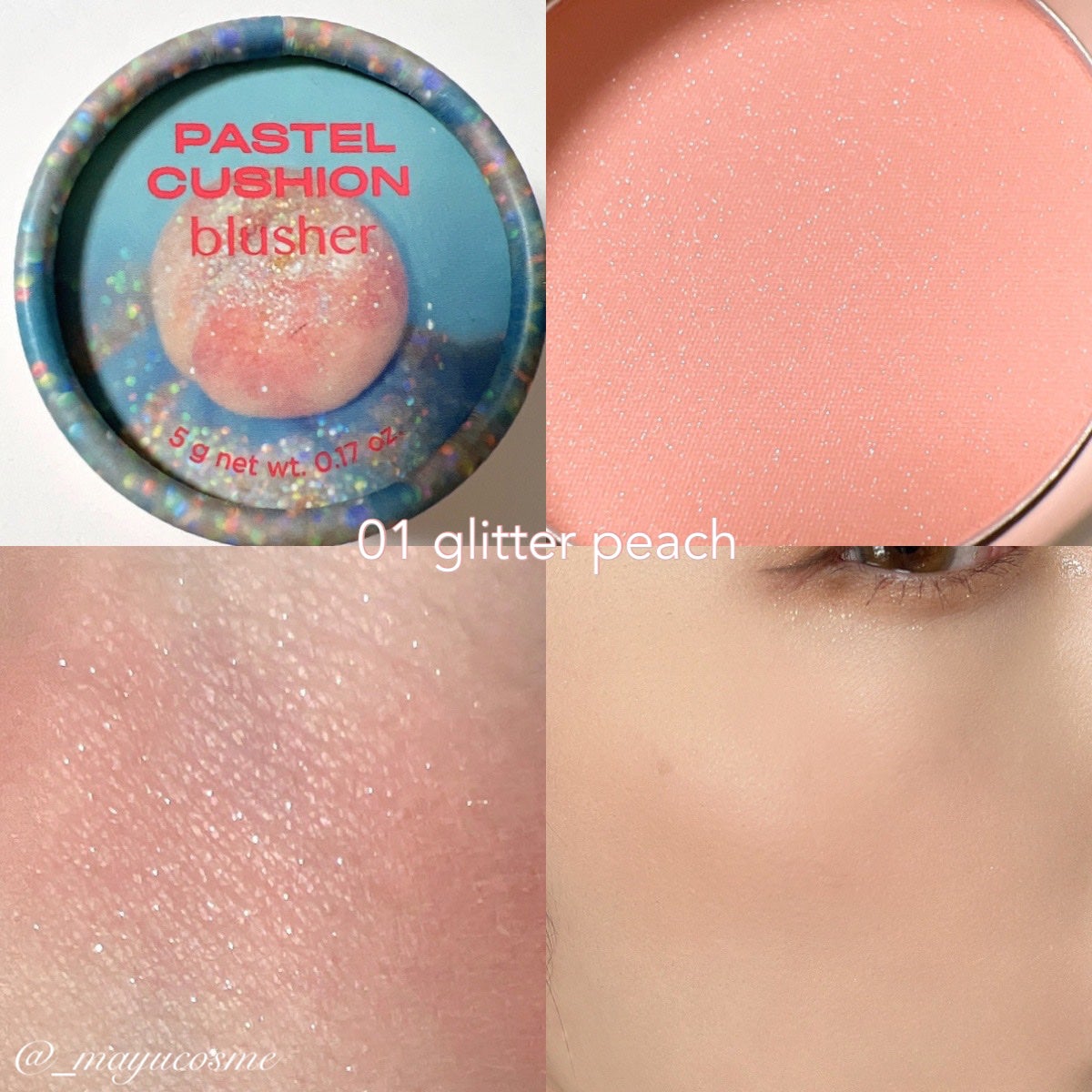 パステルクッションブラッシャー/THE FACE SHOP/パウダーチークを使ったクチコミ(7枚目)