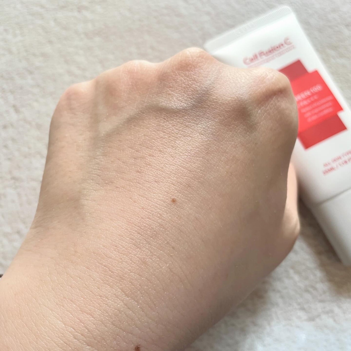 レーザーサンスクリーン 100/Cell Fusion C(セルフュージョンシー)/日焼け止めクリームを使ったクチコミ(3枚目)