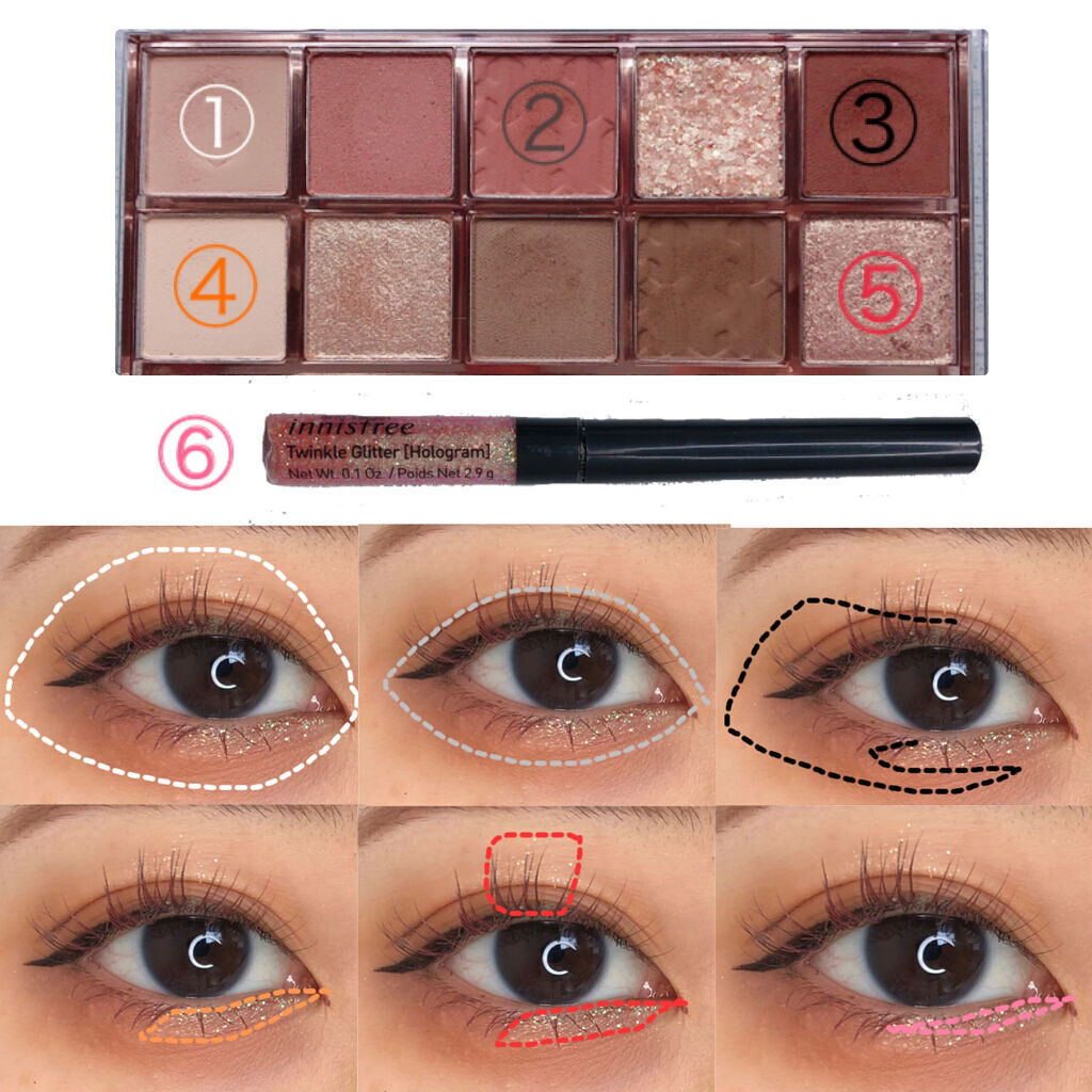 トゥインクル グリッター/innisfree/リキッドアイライナーを使ったクチコミ（2枚目）