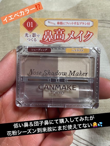 ノーズシャドウメーカー/キャンメイク/ハイライト・シェーディングを使ったクチコミ(1枚目)