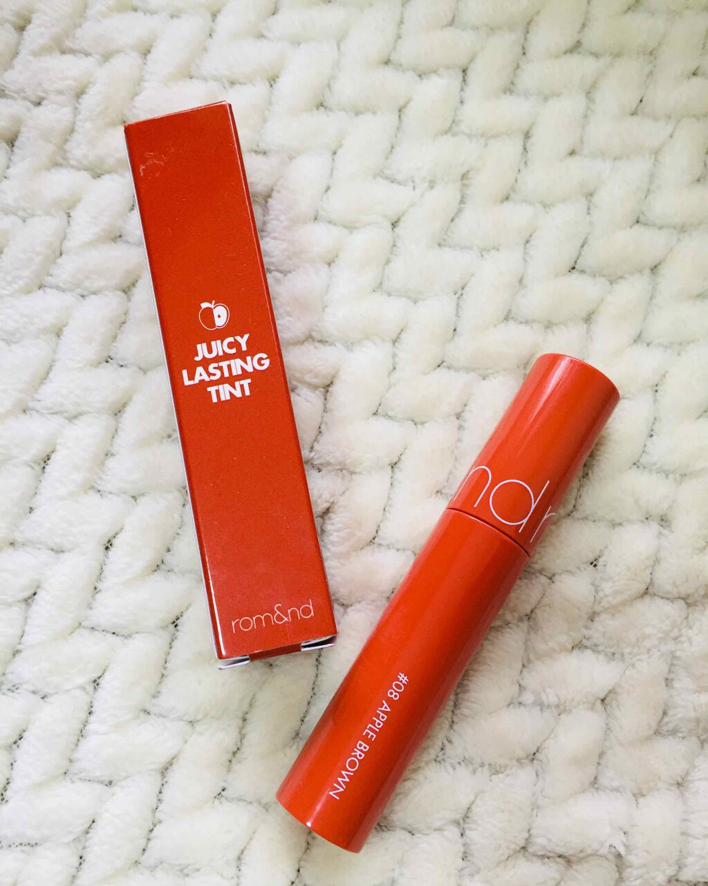 グラスティングウォーターティント/rom&nd/リップティントを使ったクチコミ(1枚目)