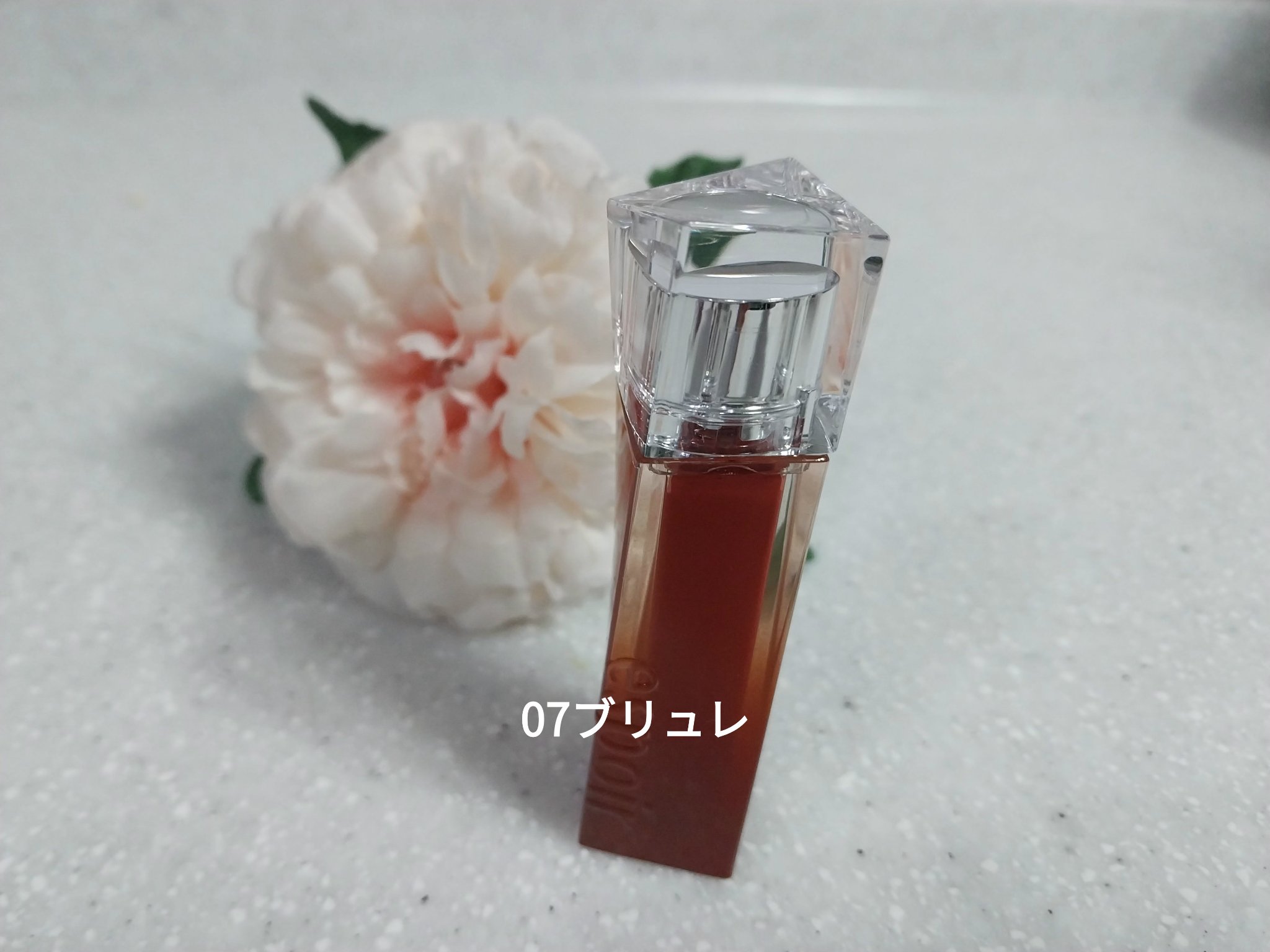 クチュールリップティントグレイズ スモークド/espoir/リップティントを使ったクチコミ（2枚目）