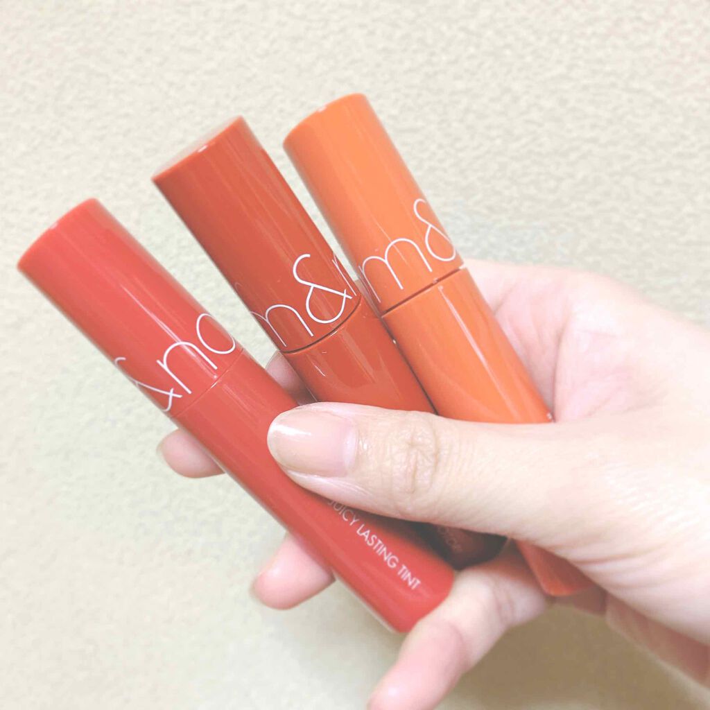 ジューシーラスティングティント/rom&nd/リップティントを使ったクチコミ（1枚目）