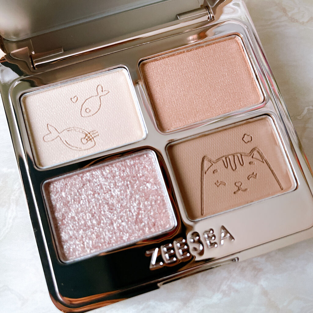 アニマルアイシャドウ(4シェード)/ZEESEA/アイシャドウパレットを使ったクチコミ（2枚目）