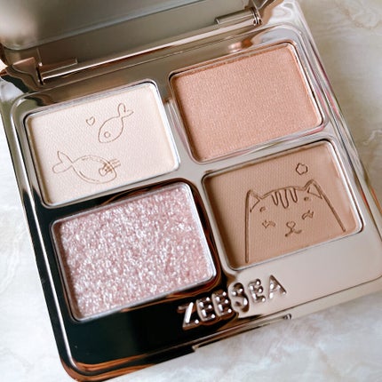 アニマルアイシャドウ(4シェード)/ZEESEA/アイシャドウパレットを使ったクチコミ(2枚目)