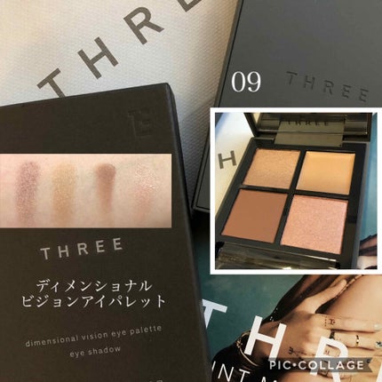 ディメンショナルビジョンアイパレット/THREE/アイシャドウパレットを使ったクチコミ(2枚目)