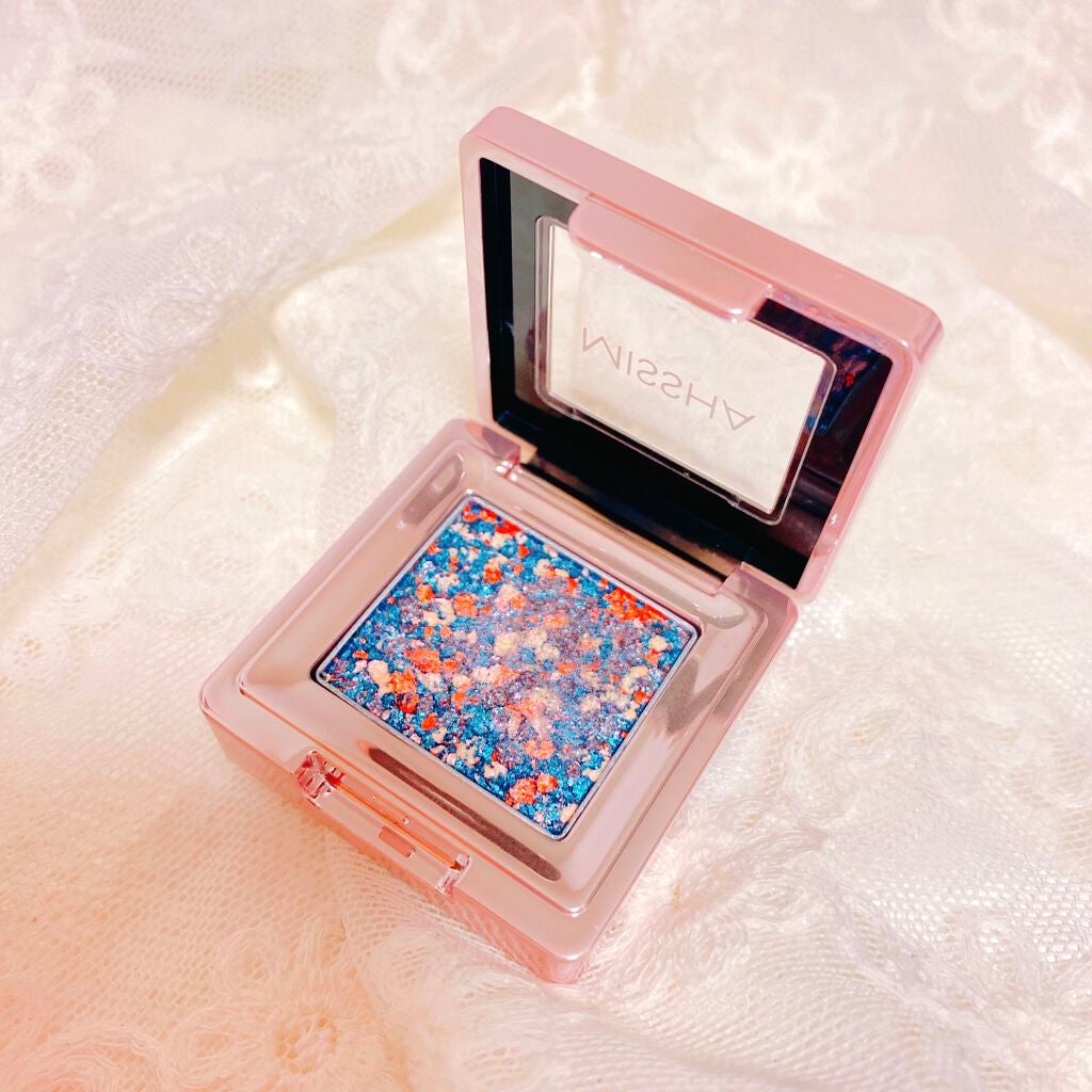グリッタープリズム シャドウ/MISSHA/グリッターを使ったクチコミ(2枚目)
