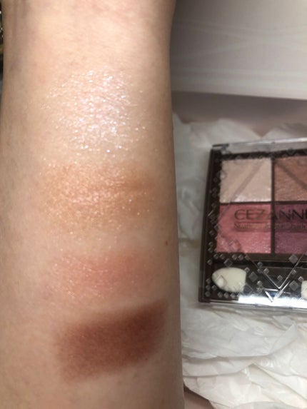 ニュアンスオンアイシャドウ/CEZANNE/アイシャドウパレットを使ったクチコミ(3枚目)