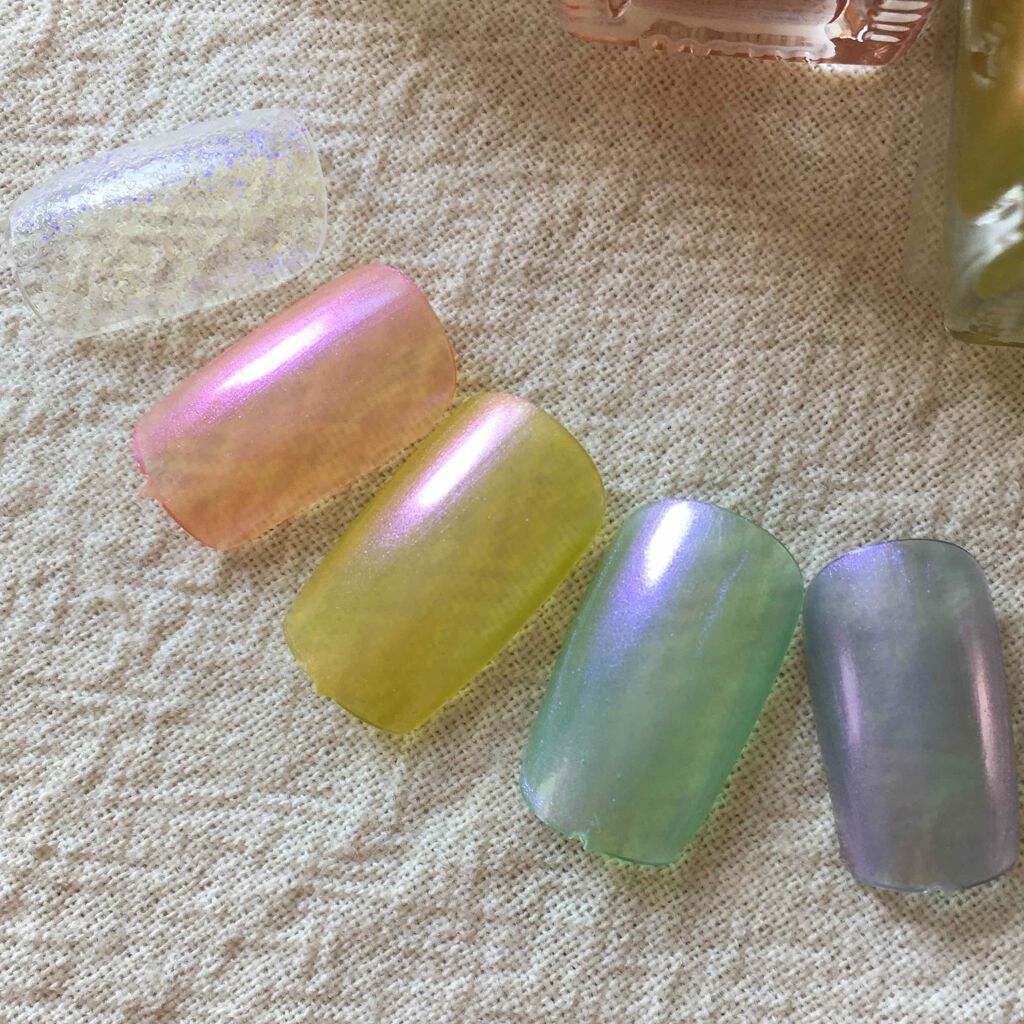 ネイルホリック リミテッドカラー Sea Shell/ネイルホリック/マニキュアを使ったクチコミ（3枚目）