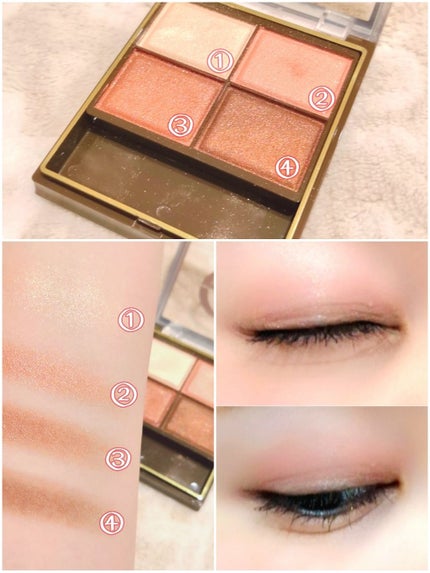 スキニーリッチシャドウ/excel/アイシャドウパレットを使ったクチコミ(2枚目)