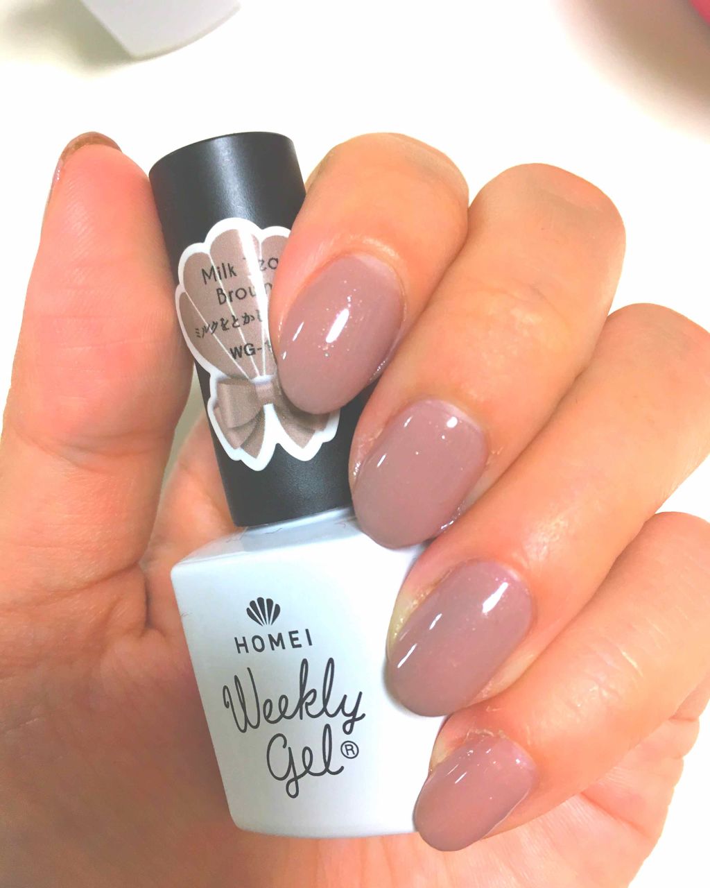 ウィークリージェル/HOMEI/ジェルネイルを使ったクチコミ(2枚目)