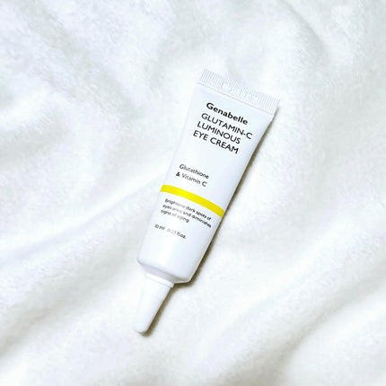 Genabelle グルタミンCルミナスアイクリームのクチコミ「Genabelle
グルタミンCルミナスアイクリーム
⎯⎯⎯⎯⎯⎯⎯⎯⎯⎯⎯⎯
 ╲美白と.....」(1枚目)