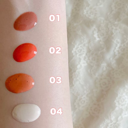 るりは on LIPS 「LoNLy/ロンリー3Sカラーセラム4種を紹介🌈01ローズムー..」(6枚目)