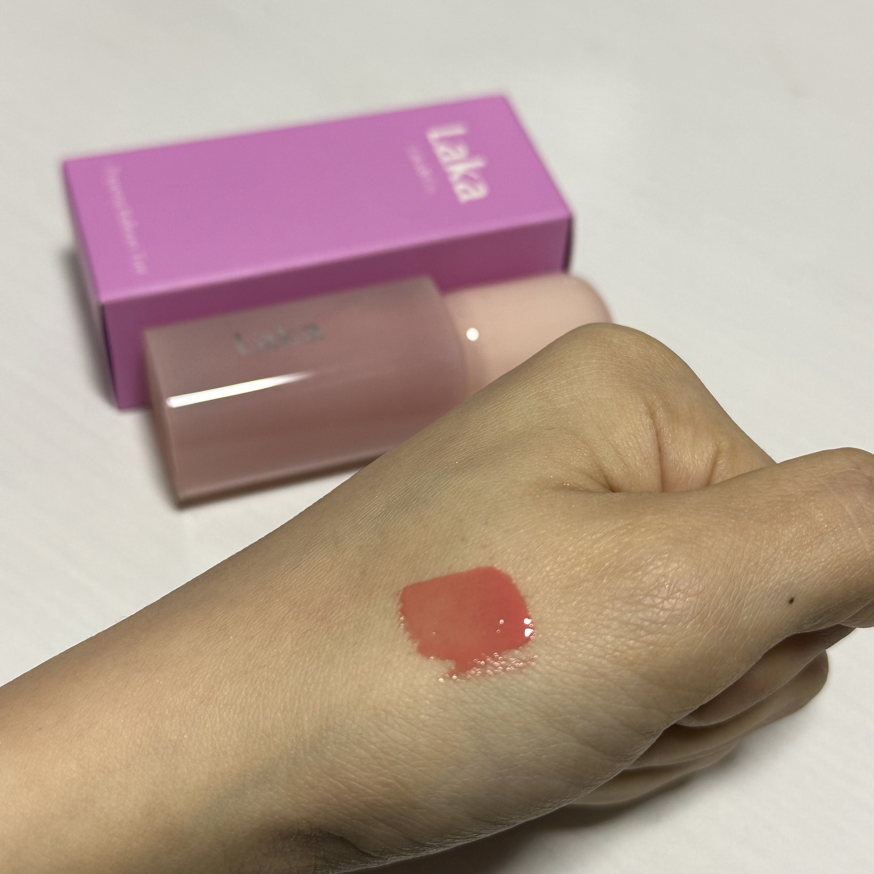 ポッピングバルーンティント/Laka/リップティントを使ったクチコミ（3枚目）