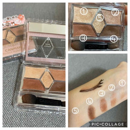 【旧品】パーフェクトスタイリストアイズ/キャンメイク/アイシャドウパレットを使ったクチコミ(1枚目)