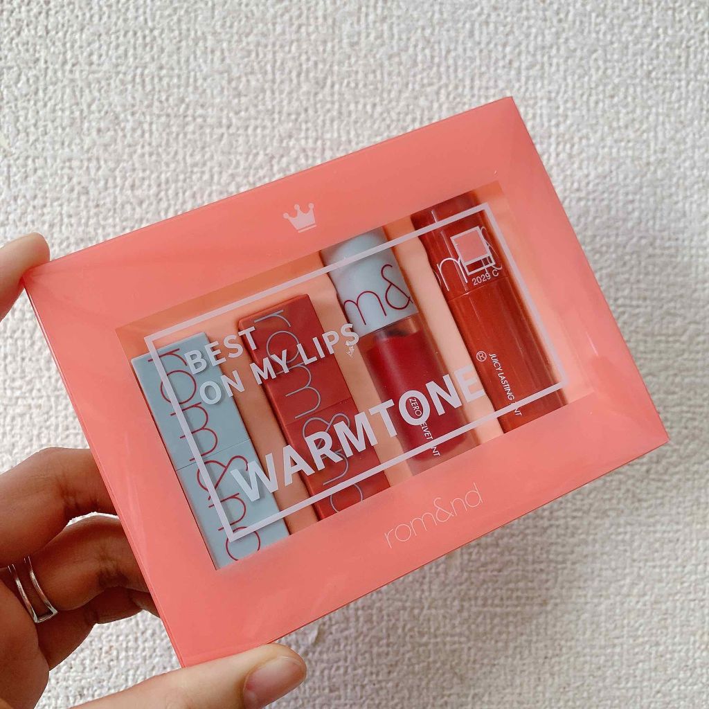 ジューシーラスティングティント/rom&nd/リップティントを使ったクチコミ(1枚目)